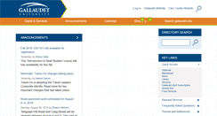 Desktop Screenshot of my.gallaudet.edu